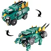 Ігровий набір з роботом-трансформером DINOSTER - СТЕГО ТРОН (2 машини, динозаври)