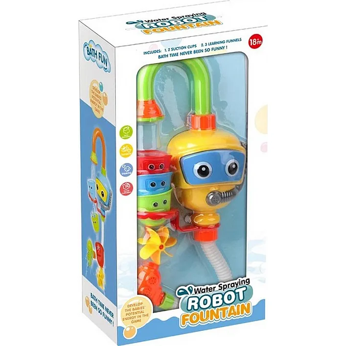 Іграшка для купання "Robot fountain" 9908-UM, на присосках