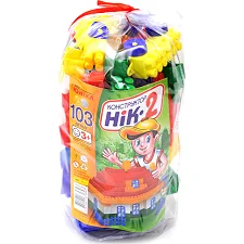 Конструктор "Ник-2" 103 детали в шарик 0897 Юника (Кон6702)