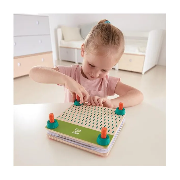 Пресс для цветов Hape Nature Fun Гербарий с красками (E5574)