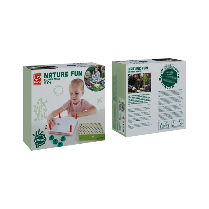 Пресс для цветов Hape Nature Fun Гербарий с красками (E5574)