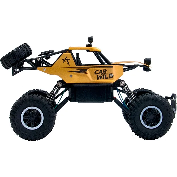 Автомобиль OFF-ROAD CRAWLER на р/к - CAR VS WILD (золотой, акум. 3,6V, металл. корпус, 1:20) (Маш0524)