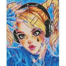 УЦЕНКА!!! Алмазная мозаика "Ритмическая музыка" ©nila_art_art AMO7598-UC 40х50 см