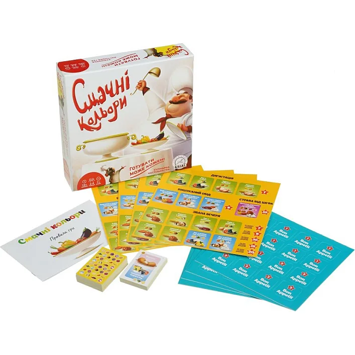Детская настольная игра «Вкусные цвета» 320053