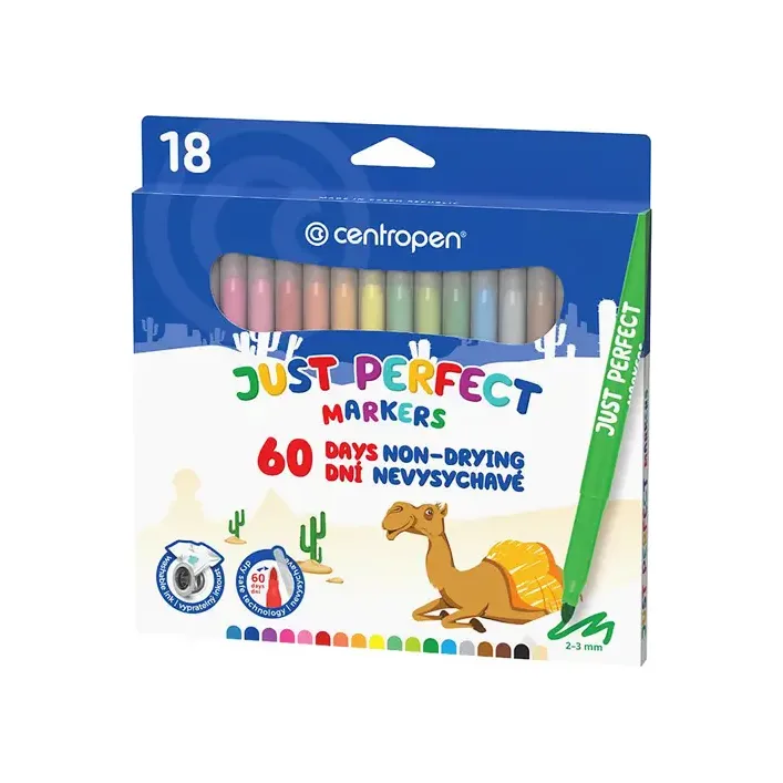 ФЛОМАСТЕРЫ Centropen Perfect 2510/18 18 цветов (Кнц2510)