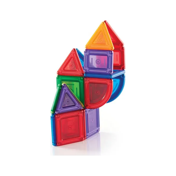 Магнитный конструктор Guidecraft PowerClix Solids, 24 детали (G9420)