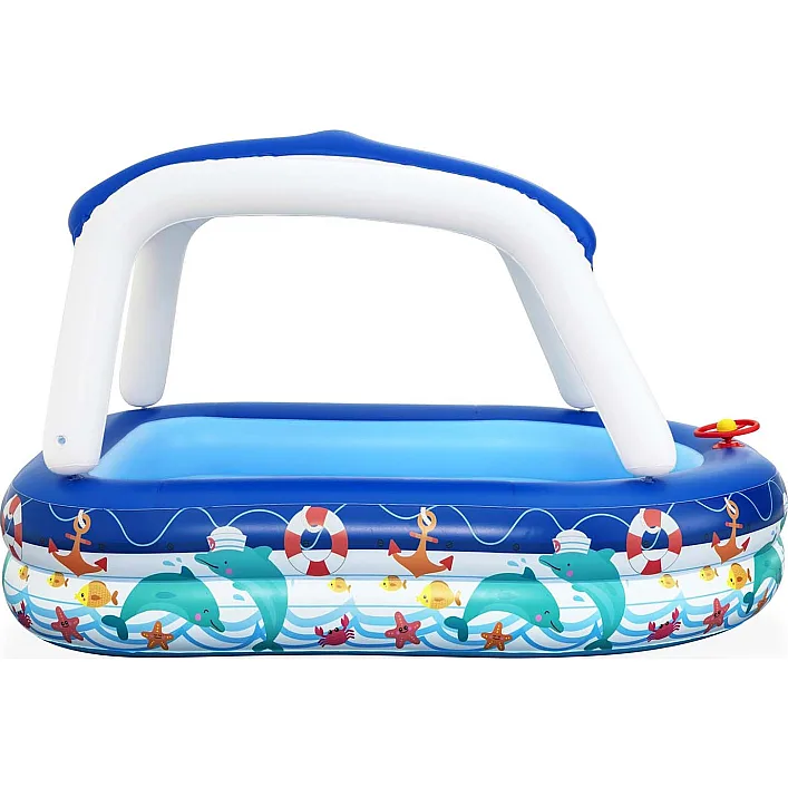 Бассейн надувной детский Bestway 54370 213x155x132 см