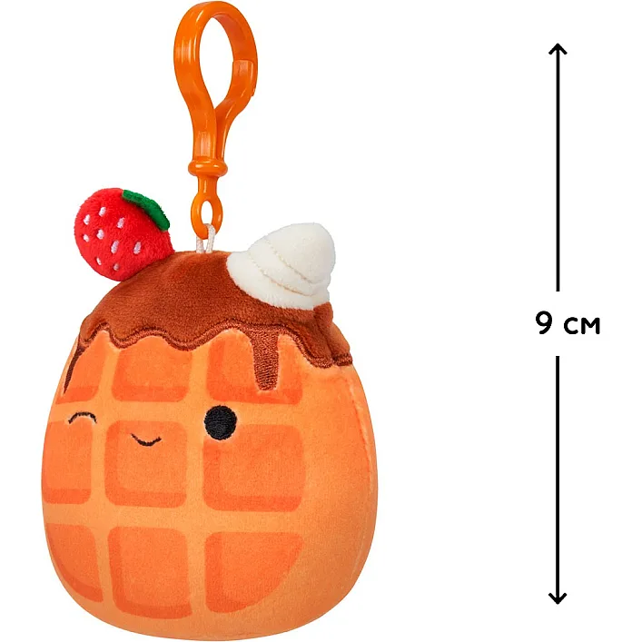 М'яка іграшка на кліпсі SQUISHMALLOWS – ВАФЕЛЬКА ВІВЕР (9 cm)