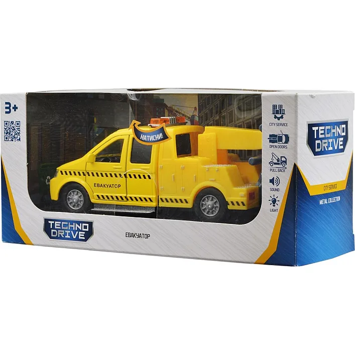 Автомодель – ЭВАКУАТОР (свет, звук) 510651.270 TECHNODRIVE (Маш1065)