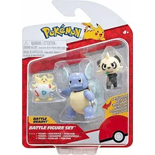 Набор игровых фигурок Pokemon W17 - Тогепи, Панчам, Вартортл