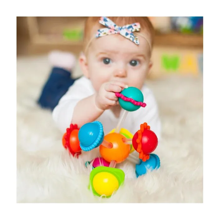 Прорезыватель Fat Brain Toys Wimzle Сенсорные шары (F136ML)