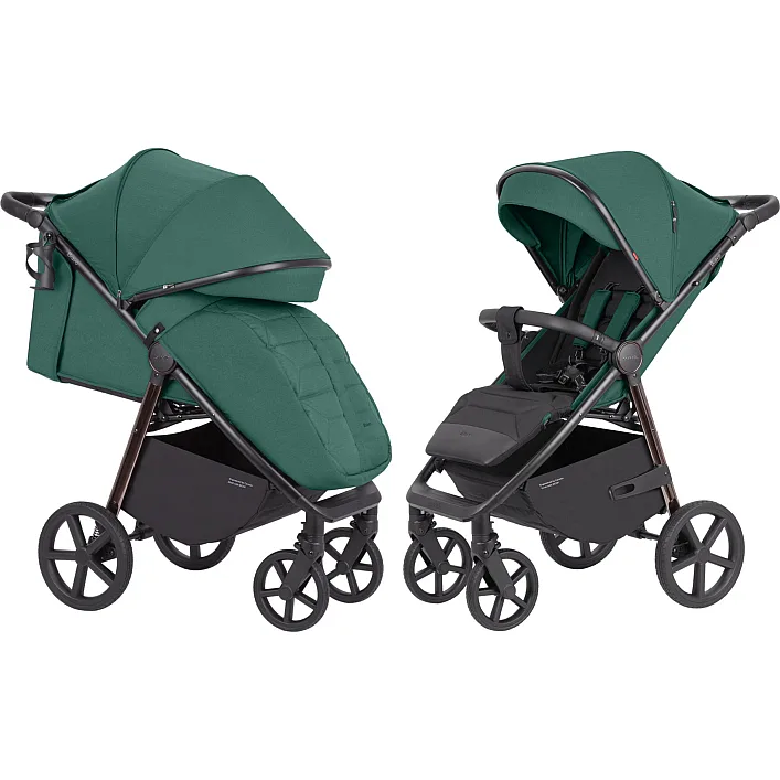 Дитяча коляска прогулянкова CARRELLO Bravo (CRL-5515 Palm Green 2024 NF) складна