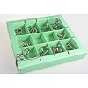 Набор головоломок Metall Puzzles green Eureka 3D Puzzle 473357, 10 головоломок