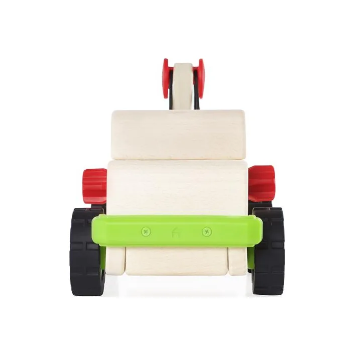 Велика машинка Guidecraft Block Science Trucks Евакуатор дерев'яний 37 см (G7532)