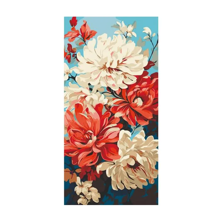 Картина за номерами ArtCraft Жоржини 40х80 см (13070-AC)