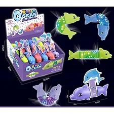 Игра антистресс SS 5028 (24/2) "Дельфин", гофра, подсветка, ЦЕНА ЗА 36 ШТУК В БЛОКЕ