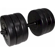 Гантель наборная композитная в пластиковой оболочке Rock pro 15,5 кг NE-PL-G-015