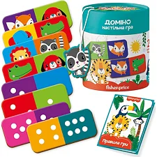 Настольная игра "Fisher Price. Домино" в тубусе VT2910-03 VladiToys (Нас9103)