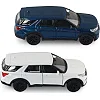 Автомодель - Ford Explorer 2023 (перламутрово-белый, голубой металлик)