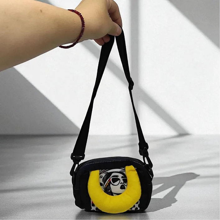 Сумочка mini (текстильная) 18х12,5 см (без ручек)