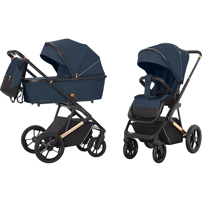 Коляска универсальная CARRELLO Sigma CRL-6509 (2in1) Navy Blue (Вел0659)