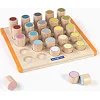 Деревянный сортер Guidecraft Manipulatives Цветные цилиндры (G6734)