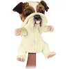 Мягкая игрушка на руку Британский бульдог, серия Puppet, Hansa (84482)