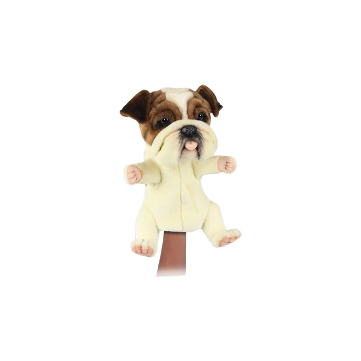 Мягкая игрушка на руку Британский бульдог, серия Puppet, Hansa (84482)