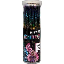 Карандаш графитный Kite с кристаллом Monster High MH25-059, тубус (Кнц5415)