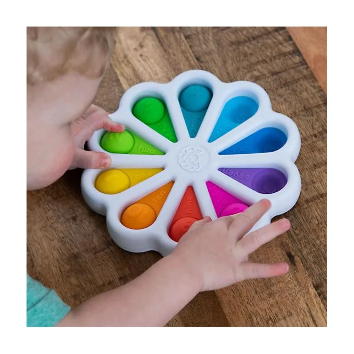 Игрушка-антистресс Fat Brain Toys dimpl digits Цветные лепестки (F275EN)