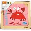 Деревянный мини-пазл Viga Toys Крабик, 4 эл. (50146)