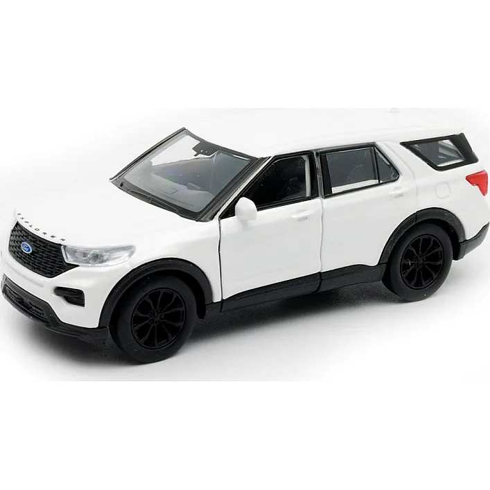 Автомодель - Ford Explorer 2023 (перламутрово-белый, голубой металлик)